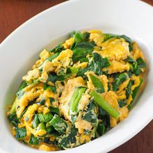 【ニラ玉炒め】5分 味付け一つ、免疫力向上、花粉症対策に