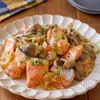 【フライパンで一発!鮭ときのこの味噌マヨ】子供爆食♡︎