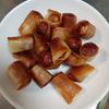 鶏皮坊主の作ってみた!投稿(【冷めてもカリッパリッウインナー】簡単!巻いて焼くだけ♪)