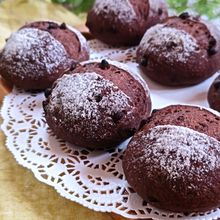 米粉のチョコチップココアパン