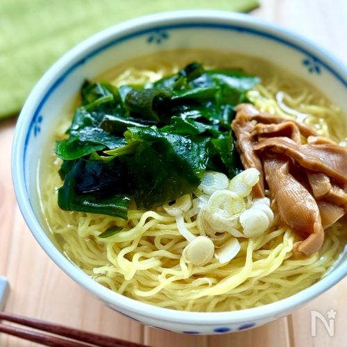 わかめラーメン♪5分で作れる！速攻ごはん！