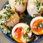 ご飯に合う♩【ねぎポン味玉】調味料1つで簡単！