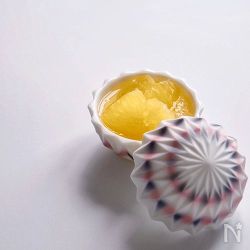 【上品な柑橘ゼリー】レンジで完結！