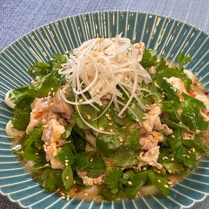楽ラク手抜キッチン🐶🐾の作ってみた!投稿(やみつきごまだれ♩冷しゃぶうどん)