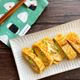 お弁当やおつまみに！枝豆とチーズの卵焼き＊