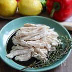 マルチに活躍♪【シュレッドチキン】むね肉1分ゆでて余熱で