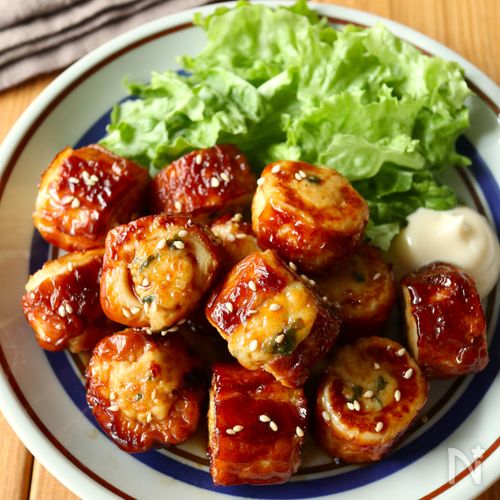 ワンパン10分!【甘辛ちくわつくね】大葉香る♪