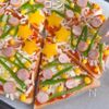 食パンで簡単！クリスマスツリーピザの工程5