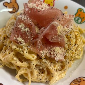 1285773の作ってみた!投稿(ヘルシー*冷製カルボナーラ(生クリーム&牛乳不使用))