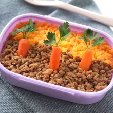 にんじん畑のお弁当