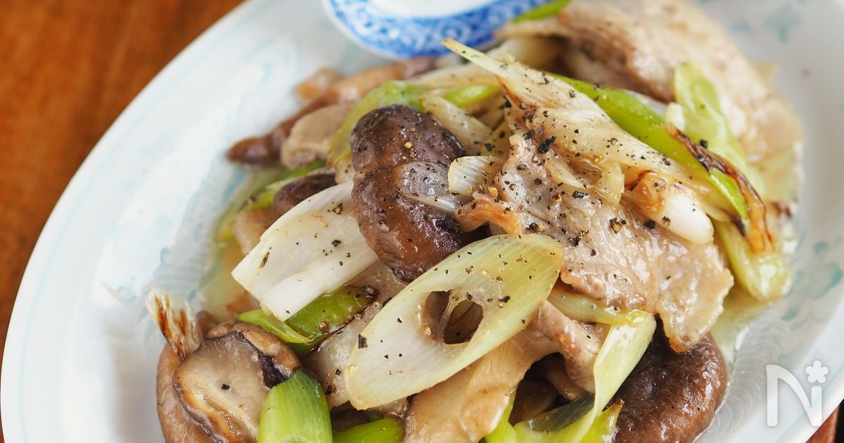 味付けはドレッシングだけ！『豚バラと長ねぎの甘ウマ炒め』
