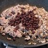 小豆とひき肉のトルティーヤの工程3
