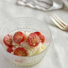 新玉ねぎとミニトマトの塩麹マリネ