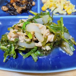 1322383の作ってみた!投稿(【豚こまとニラのスタミナ甘辛炒め】ご飯が進む！スタミナおかず)