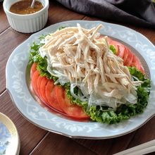 レンジで簡単☆鶏むね肉の棒々鶏。
