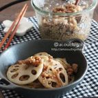 3分で作れる簡単お弁当レシピ＊れんこんの肉味噌炒め♡