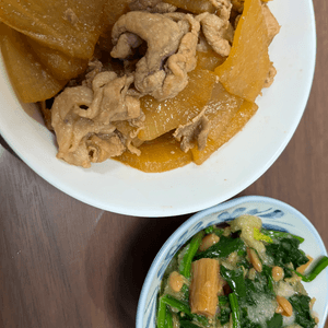 Chiho mamaの作ってみた!投稿(【ぱぱっと出来る、豚こまと大根の照り焼き】ご飯がすすむ♡︎)