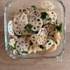 レンジで3分《蓮根と大葉♡さっぱり胡麻和え》の工程2