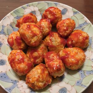 たりおの作ってみた!投稿(かんたんに作れる大人気おかず♡【ふわふわ豆腐のミートボール】)