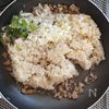 挽肉とネギの甘辛炒飯。の工程4