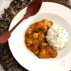 マグロとかぼちゃの和風カレー