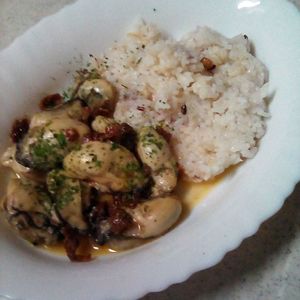メイプルの作ってみた!投稿(あっという間にお店の味！カキの白ワイン蒸し)
