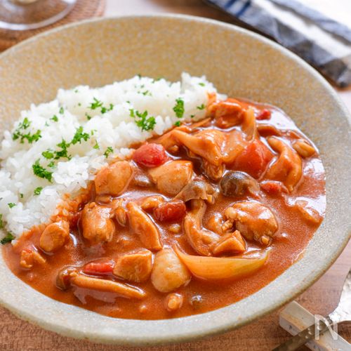【手作りチキンハヤシ】鶏肉で気軽に！簡単手作り♪