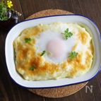 お手軽ごはん♪春キャベツのエッグスラット風ドリア
