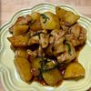 ぴの作ってみた!投稿(照り照りコクうま〜♡【鶏肉とじゃがいものバターぽん酢】)