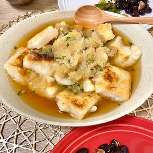 1044924の作ってみた!投稿(【みぞれ揚げ出しもち】味付け簡単♪余ったおもちでほっこり♡)