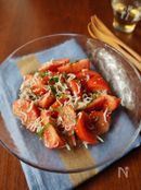 トマトとシラスのさっぱりサラダ
