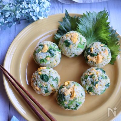 春の味＊菜の花とたまごの絶品おにぎり