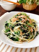 おかずサラダ＊水菜と大根とツナのナムル