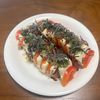 こむぎの作ってみた!投稿(トマトと豆腐の和風カプレーゼ)
