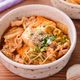 【豚こま豆腐のチゲ風】ピリ辛で温まる♡調味料３つで簡単！