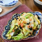 即席で出来る♪白菜と鮭フレークのおつまみサラダ