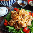 《食べ過ぎ注意!!》絶品!!ご飯がすすむ油淋鶏（揚げない）
