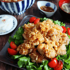 《食べ過ぎ注意!!》絶品!!ご飯がすすむ油淋鶏（揚げない）