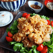 《食べ過ぎ注意!!》絶品!!ご飯がすすむ油淋鶏（揚げない）