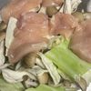 レンジで５分💛しっとり鶏むね♪キャベツのバター醤油蒸しの工程1