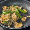 【豚肉とスナップエンドウのにんにくペッパー炒め】簡単おかず♪の工程3