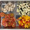 〖余った餃子の皮でお花ピザ〗野菜たっぷり♪パリじゅわ食感⭐︎の下準備