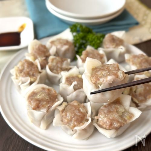 意外と簡単!皮から手作り、身体に優しい「もちもち米粉の焼売」
