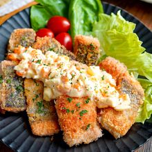 【鮭フライ☆タルタルソース】揚げずにサクッふわ♪衣付け楽ちん