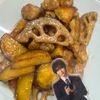 それぞれの作ってみた!投稿(【さつまいも鶏れんこんバター醤油ソテー】シャキほく秋おかず♡)