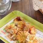 レトルトカレー使用で簡単♪生姜キーマ餃子