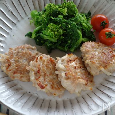 鶏ひき肉のヘルシーハンバーグ