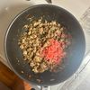 まいたけと鶏肉のそぼろ丼の工程6