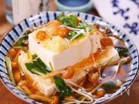 夏の冷やしあんかけ🎐とろとろ冷やっこで一杯やりません？🍺