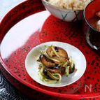 漬物風☆茄子とキュウリのカラシポン酢！